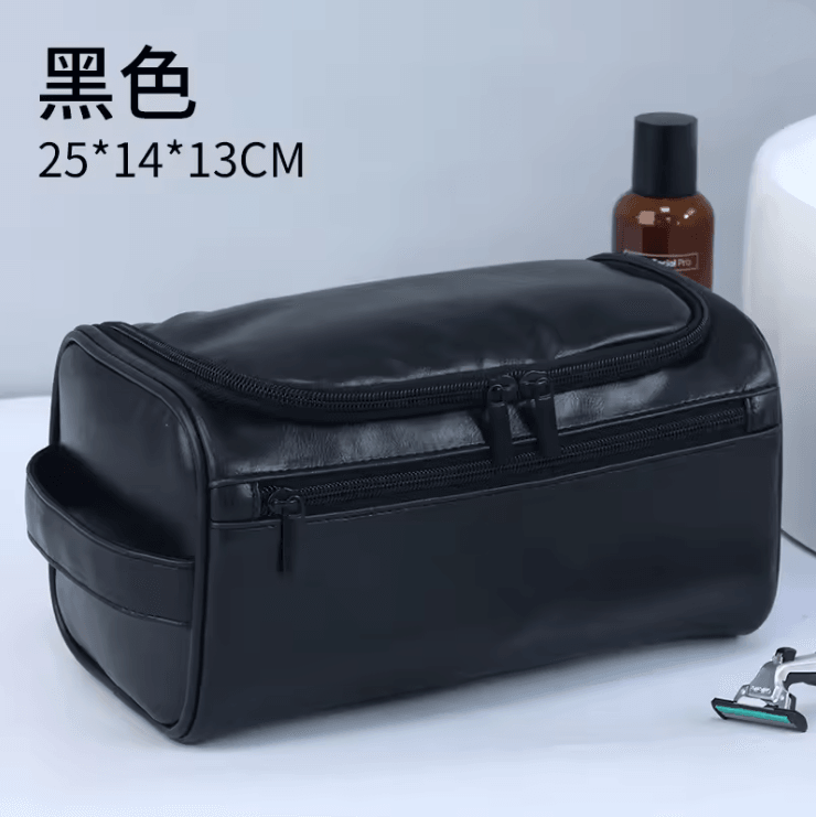Voyager Vintage Mens Toiletry Bag Travel Organizer With Hanging Storage 4