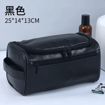 Voyager Vintage Mens Toiletry Bag Travel Organizer With Hanging Storage 4