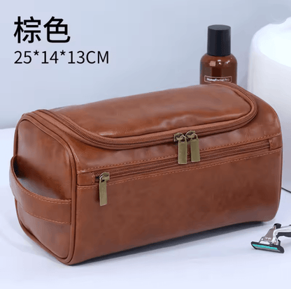 Voyager Vintage Mens Toiletry Bag Travel Organizer With Hanging Storage 6