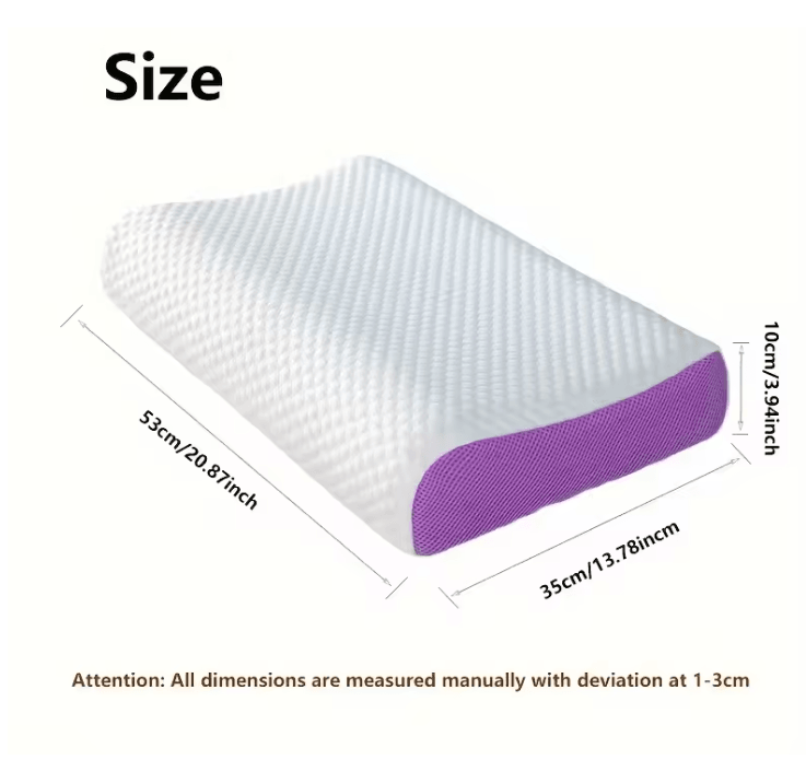AirRest TPE Cervical Pillow Breathable Washable Neck Support 1