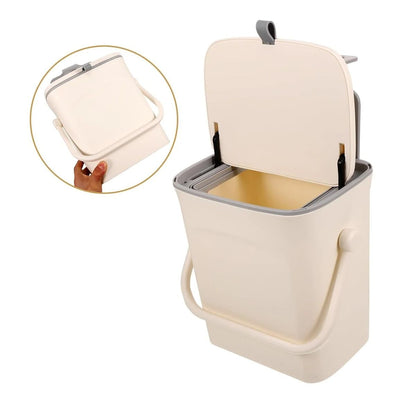 Car Trash Can With Phone Holder And 5L Rear Seat Storage Box 3