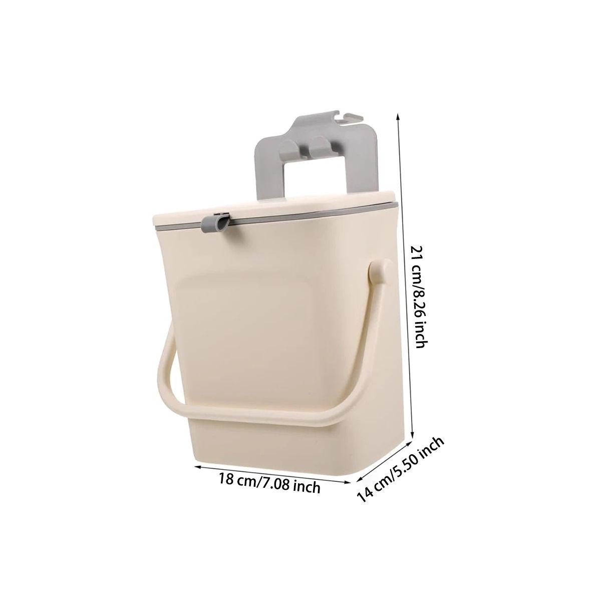 Car Trash Can With Phone Holder And 5L Rear Seat Storage Box 5