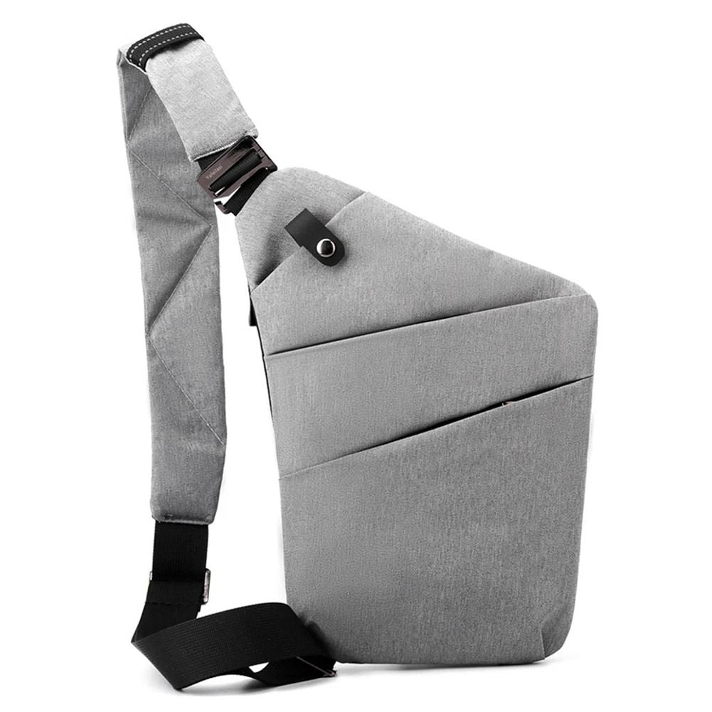Mens AntiTheft Crossbody Chest Bag With Adjustable Strap 9