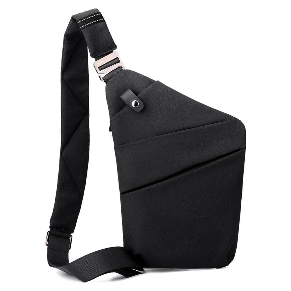 Mens AntiTheft Crossbody Chest Bag With Adjustable Strap 10