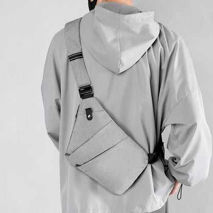 Mens AntiTheft Crossbody Chest Bag With Adjustable Strap 1