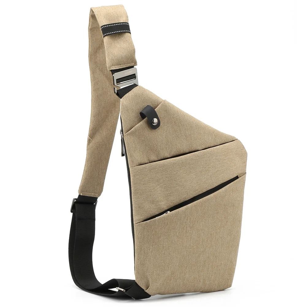 Mens AntiTheft Crossbody Chest Bag With Adjustable Strap 7