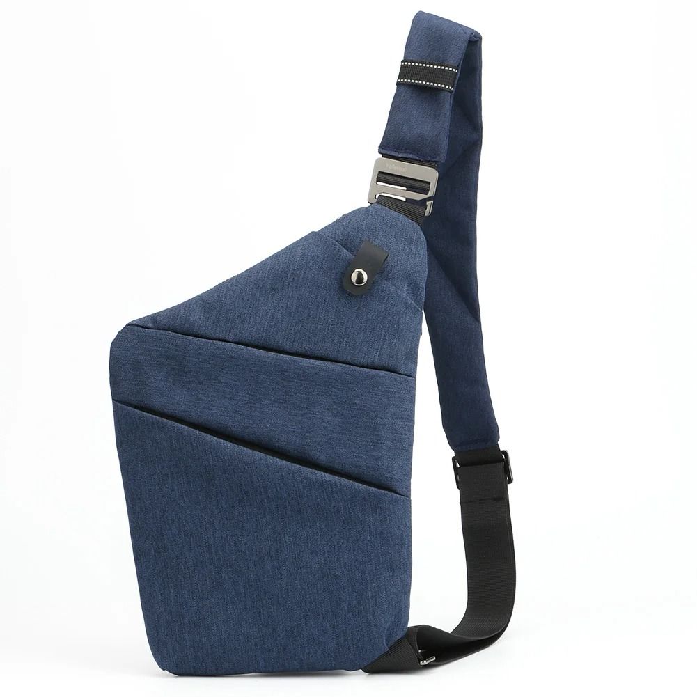 Mens AntiTheft Crossbody Chest Bag With Adjustable Strap 8