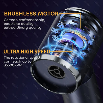 Mini Car Vacuum Cleaner Wireless Handheld 210000Pa Powerful Portable Cleaner 4