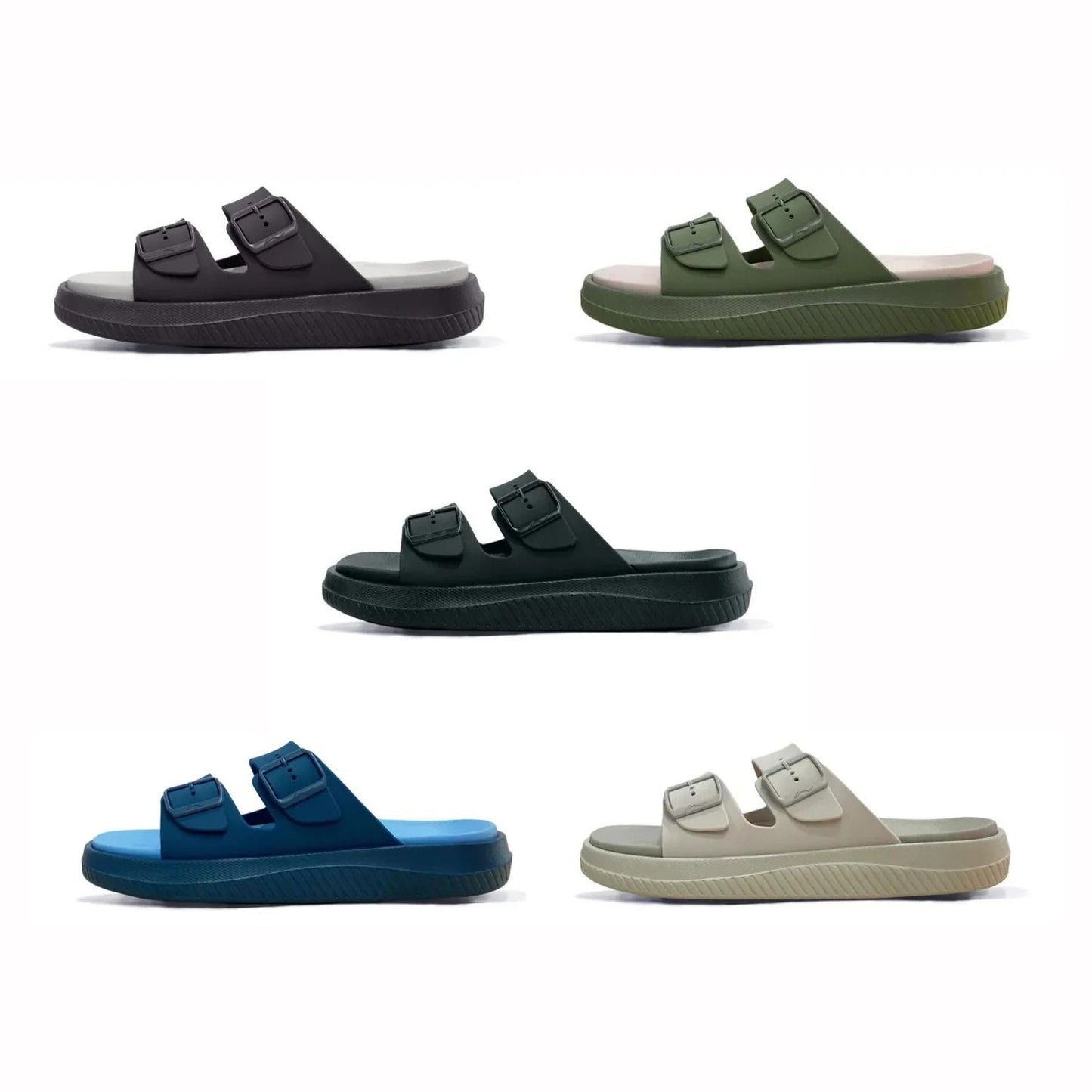 Mens Cushion Sports Slippers Comfortable Soft Sandals 0