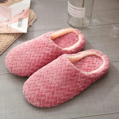 Unisex Fluffy Indoor Slippers Soft Lightweight Anti Slip Slides For Autumn Winter 6