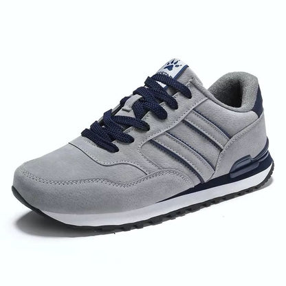 Men's Casual Artificial Leather Shoes – Lightweight Breathable Flats & Sneakers for Everyday Comfort