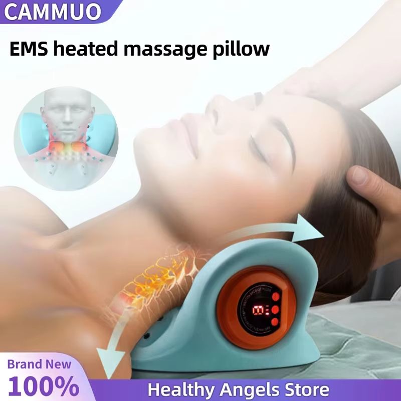 Electric Neck Massager with Heat & Airbag Compression – USB Rechargeable Cervical Spine and Shoulder Relaxation Device