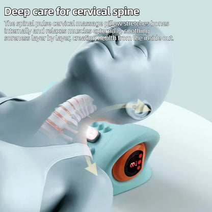 Electric Neck Massager With Heat  Airbag Compression  USB Rechargeable Cervical Spine And Shoulder  2