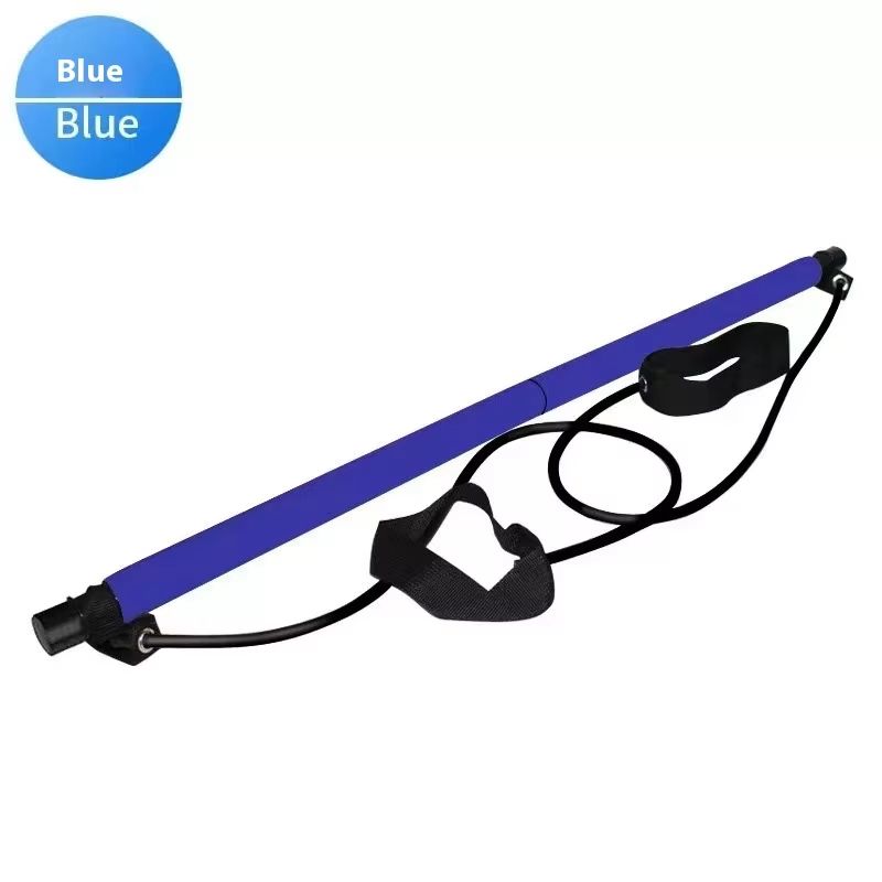 Adjustable Pilates Stick  Portable Fitness Bar With Resistance Bands For Home Workouts Yoga  FullBo 7