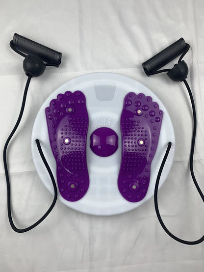 Magnetic Waist Twisting Disc  Portable Fitness Equipment With Foot Massage For Core Training  Weigh 2