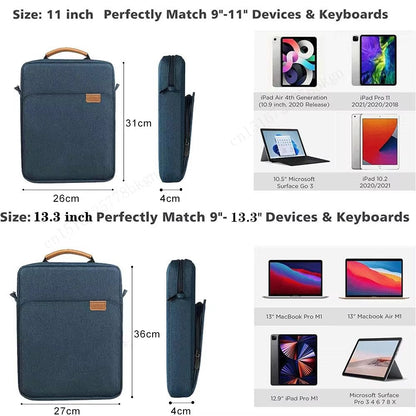 Protective Tablet Sleeve Bag  Slim Carrying Case For IPad Pro IPad Air  IPad 10th7th Generation 1