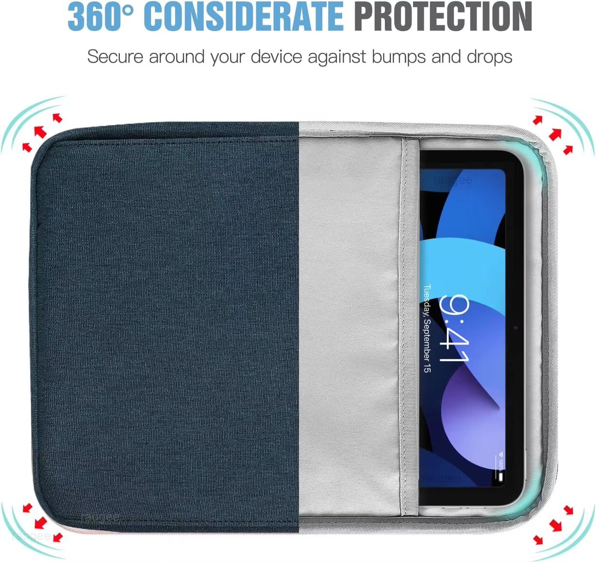 Protective Tablet Sleeve Bag  Slim Carrying Case For IPad Pro IPad Air  IPad 10th7th Generation 2