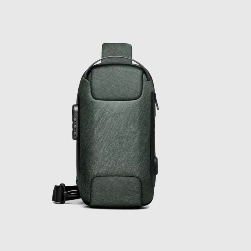 Mens USB Crossbody Bag  Waterproof AntiTheft Shoulder Chest Pack For Travel  Daily Use 7