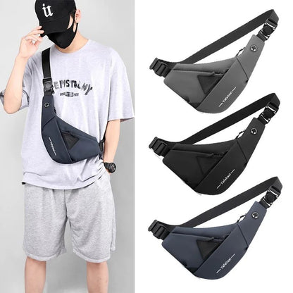 Mens Sling Chest Bag Small Crossbody Shoulder Messenger Travel Pack 6