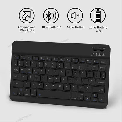 Tablet Case With Detachable Keyboard For Samsung Galaxy Tab A9 Plus A8 S6 Lite S7 S8 S9 S10 And FE  5
