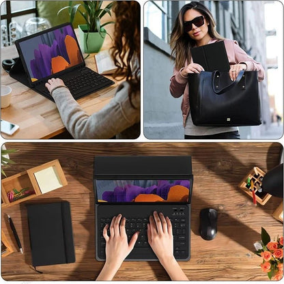 Tablet Case With Detachable Keyboard For Samsung Galaxy Tab A9 Plus A8 S6 Lite S7 S8 S9 S10 And FE  6