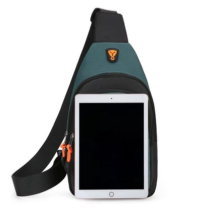 Mens Waterproof Crossbody Bag  Outdoor Hiking Cycling  Travel Chest Shoulder Backpack 2