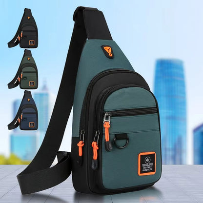 Mens Waterproof Crossbody Bag  Outdoor Hiking Cycling  Travel Chest Shoulder Backpack 4