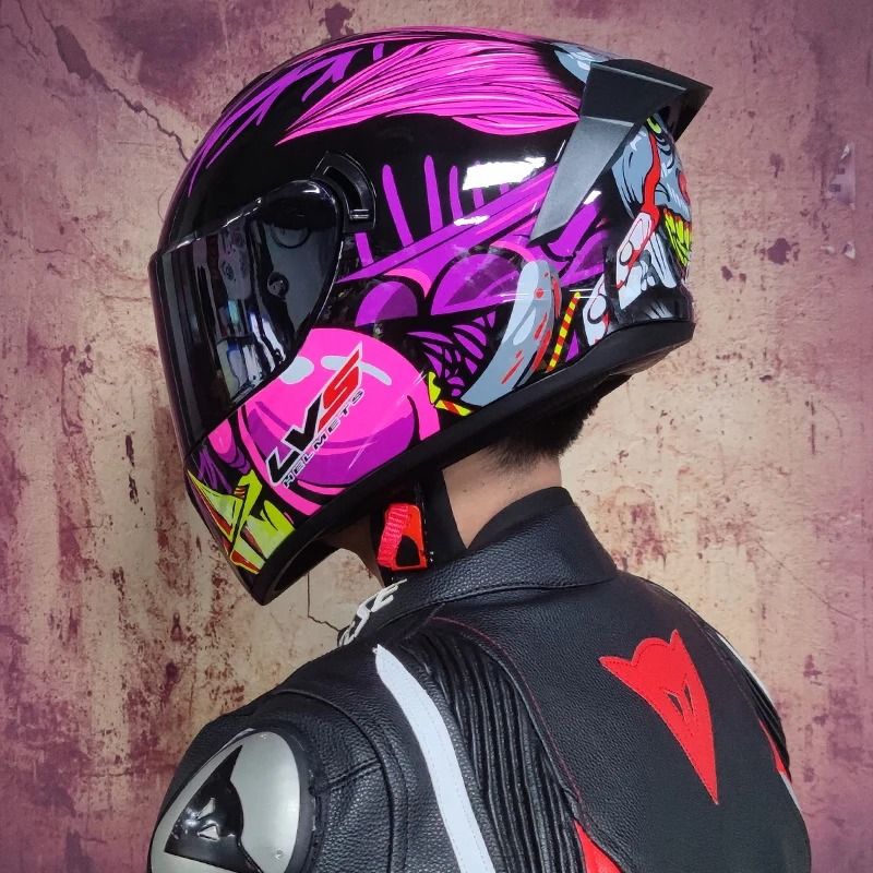 Full Face Motorcycle Helmet With Double Visor Winter Warm Racing Sports Helmet 22