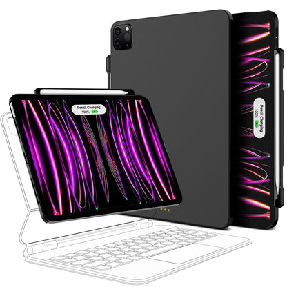 Magnetic Case with Pencil Holder for iPad Pro, iPad Air, and Magic Keyboard Compatibility