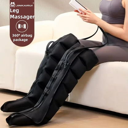Electric Air Pressure Leg Massager With Kneading Squeeze And Remote Control 1