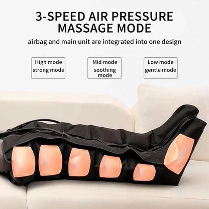 Electric Air Pressure Leg Massager With Kneading Squeeze And Remote Control 2