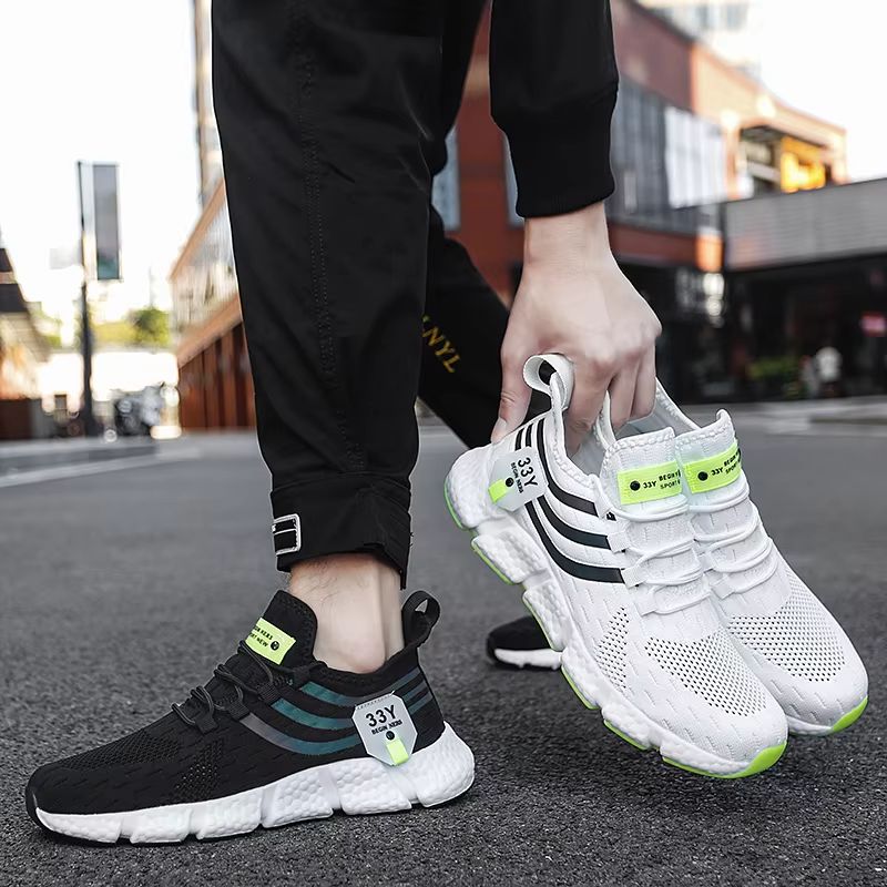 Mens Breathable Sport Sneakers  Lightweight Outdoor Running Walking  Jogging Shoes 3