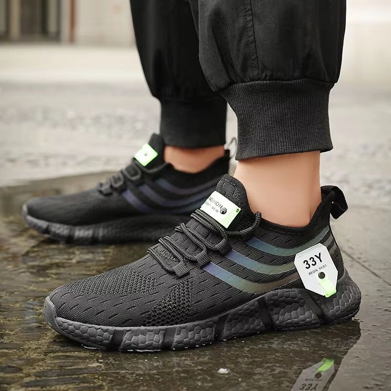 Mens Breathable Sport Sneakers  Lightweight Outdoor Running Walking  Jogging Shoes 4