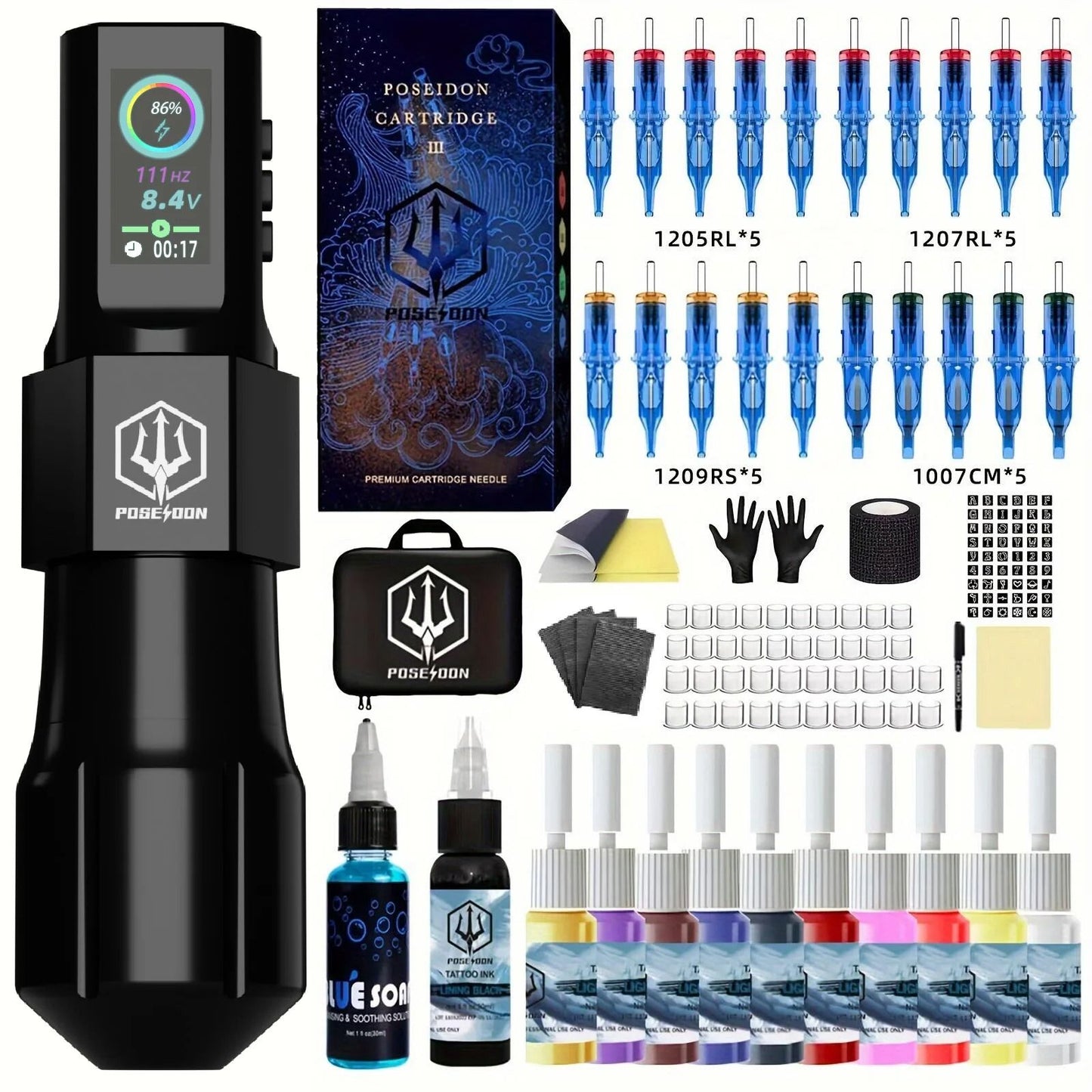 Wireless Tattoo Pen Kit Professional Machine For Permanent Makeup And Body Art 1