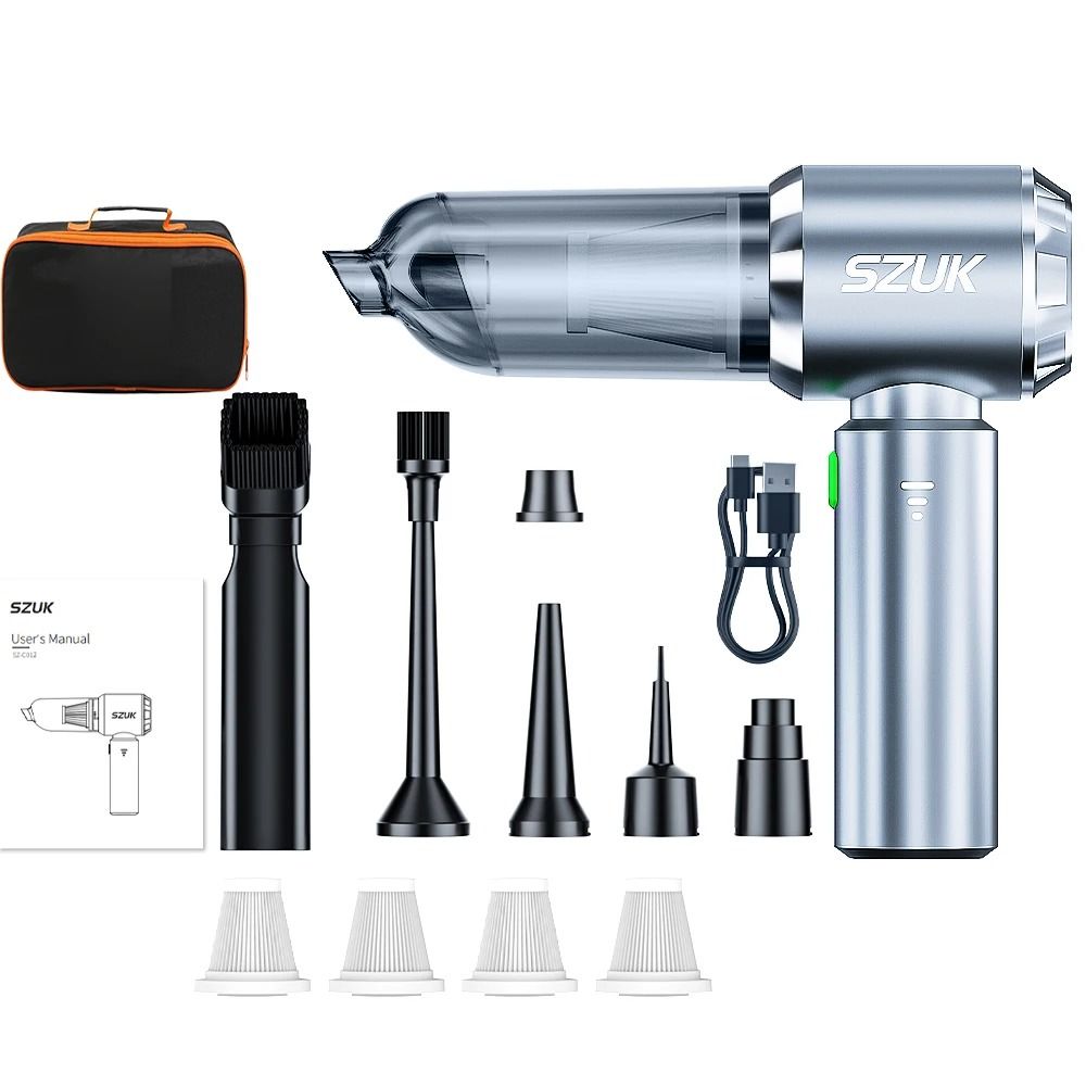 Wireless Car Vacuum Cleaner Powerful 180000Pa Handheld Mini Cleaner for Car and Home