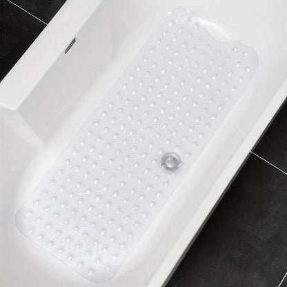 NonSlip Shower Mat  Machine Washable Bathtub Mat With Drain Holes  Suction Cups For Bathroom Safety 11