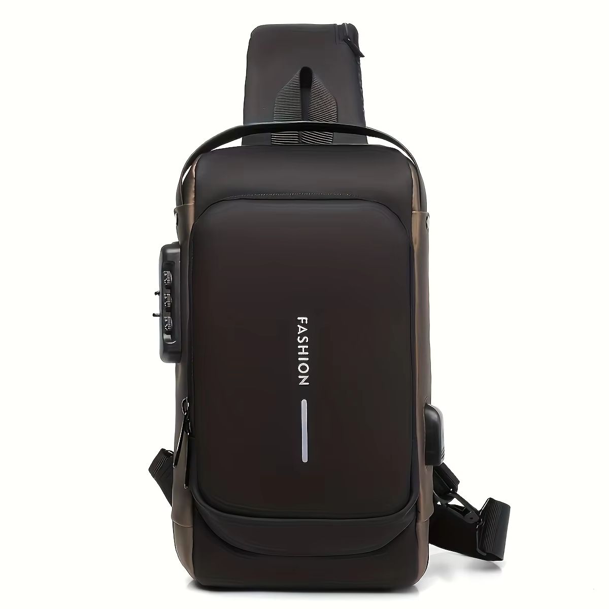 Mens AntiTheft Chest Bag  Durable Oxford Fabric Crossbody Backpack For Motorcycle Sports  Casual Tr 9