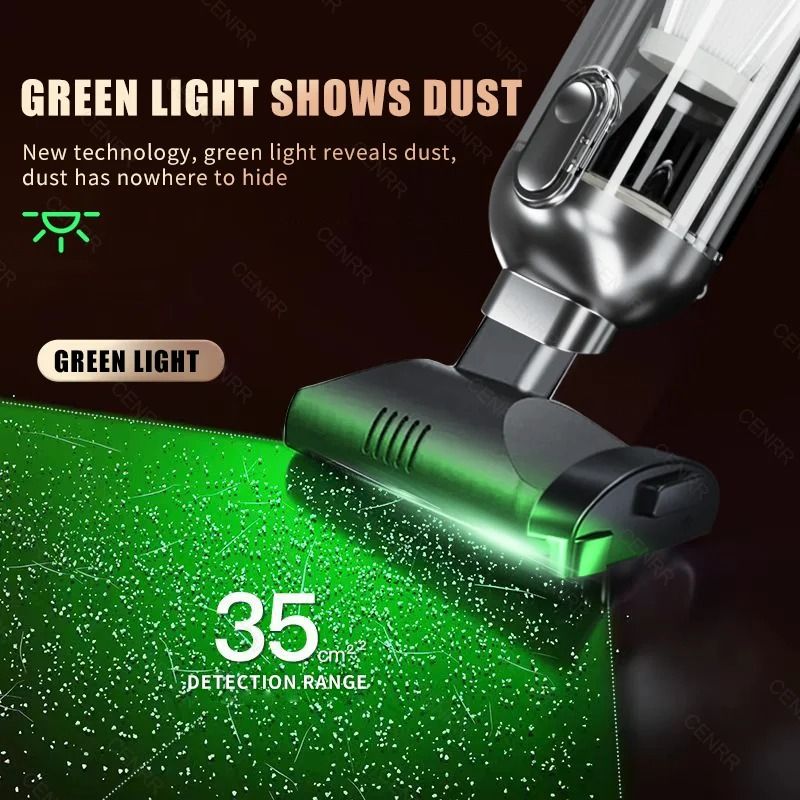 Portable Car Vacuum Cleaner 998000PA Mini Handheld Blower With HEPA Options 3