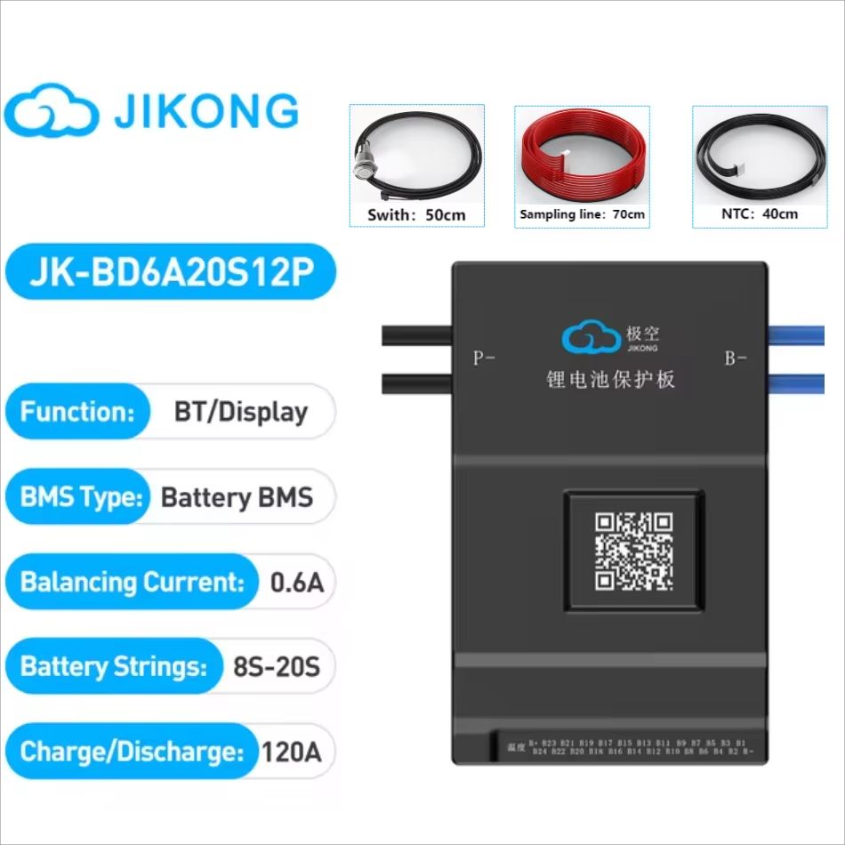 JIKONG Smart BMS With Active Balance  8S To 24S Battery Management System For LiFePO4 LiIon  LTO Pa 9