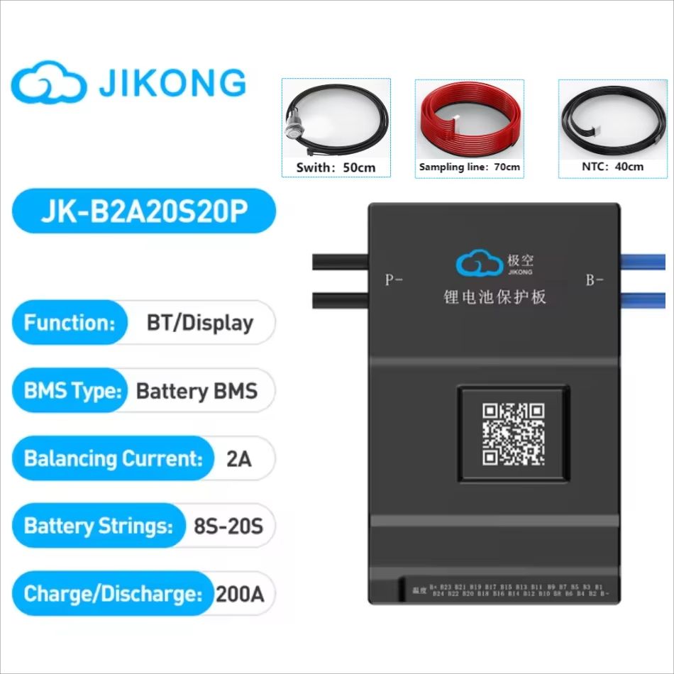 JIKONG Smart BMS With Active Balance  8S To 24S Battery Management System For LiFePO4 LiIon  LTO Pa 27
