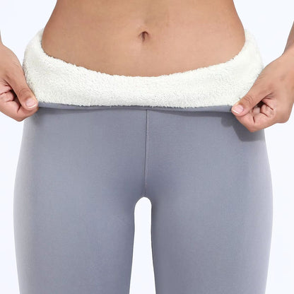 Womens Winter High Waist Leggings  Plus Velvet Thick Stretch Pants For Warmth  Comfort 9