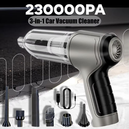 Wireless Car Vacuum Cleaner – Strong Suction Portable Handheld Air Duster for Car & Home Cleaning
