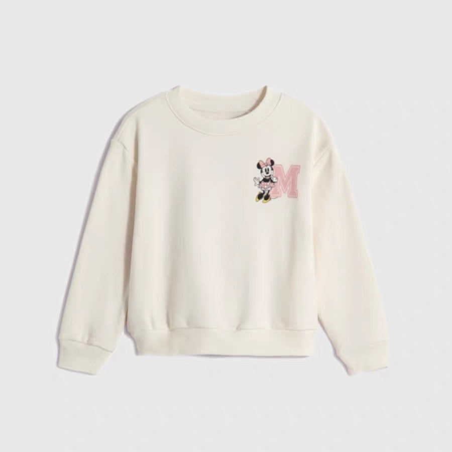 Spring New Mickey Sweatshirt Loose Fashion Long Sleeved Tops For Boys ONeck Casual Hoodies Cartoon  2