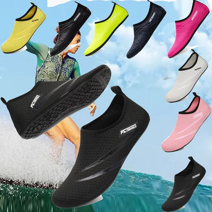 Unisex Water Sports Shoes – Quick-Dry Barefoot Aqua Socks Slip-On for Swimming, Yoga & Beach Activities