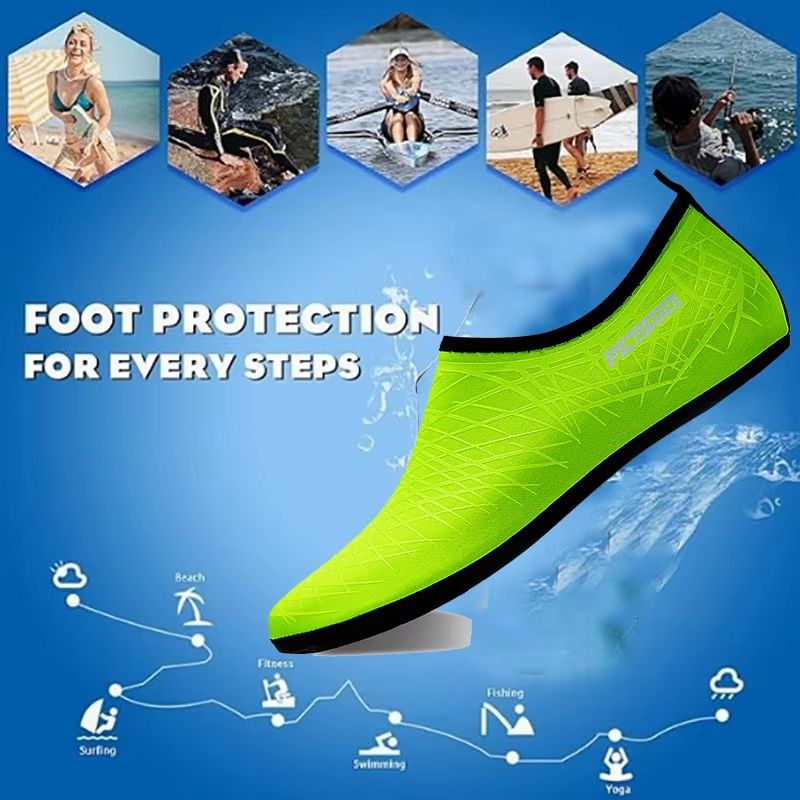 Unisex Water Sports Shoes  QuickDry Barefoot Aqua Socks SlipOn For Swimming Yoga  Beach Activities 2