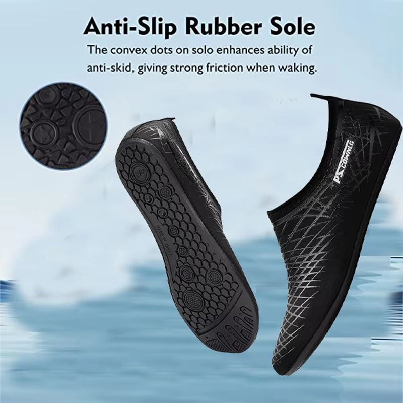 Unisex Water Sports Shoes  QuickDry Barefoot Aqua Socks SlipOn For Swimming Yoga  Beach Activities 4
