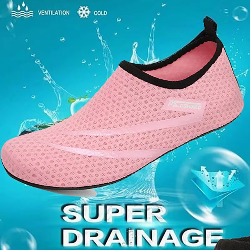 Unisex Water Sports Shoes  QuickDry Barefoot Aqua Socks SlipOn For Swimming Yoga  Beach Activities 5