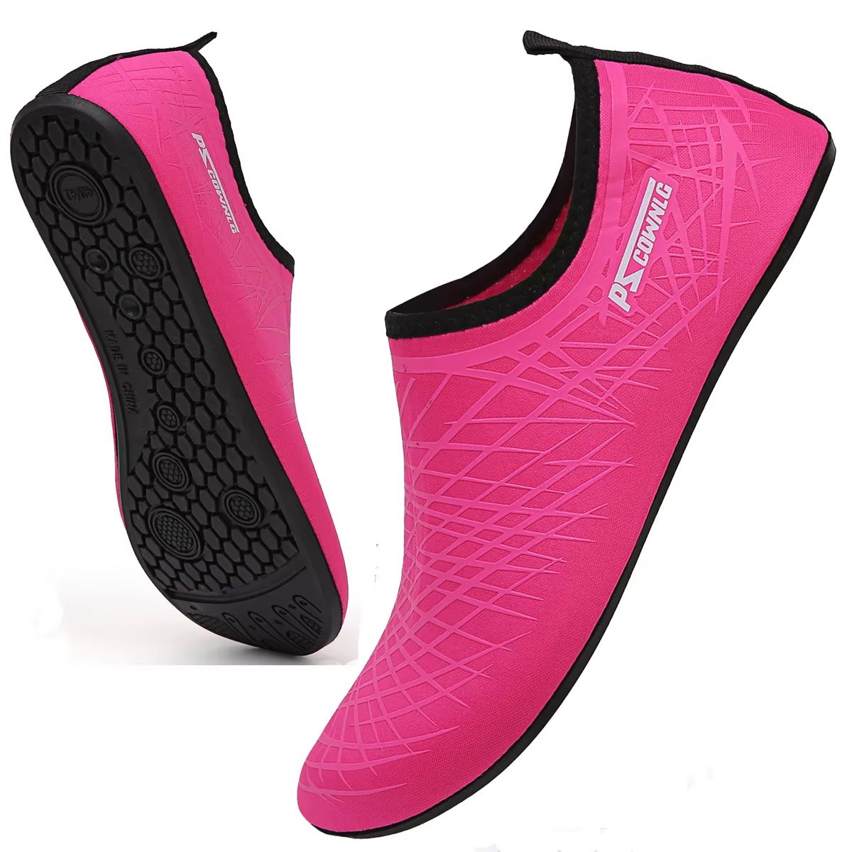 Unisex Water Sports Shoes  QuickDry Barefoot Aqua Socks SlipOn For Swimming Yoga  Beach Activities 7
