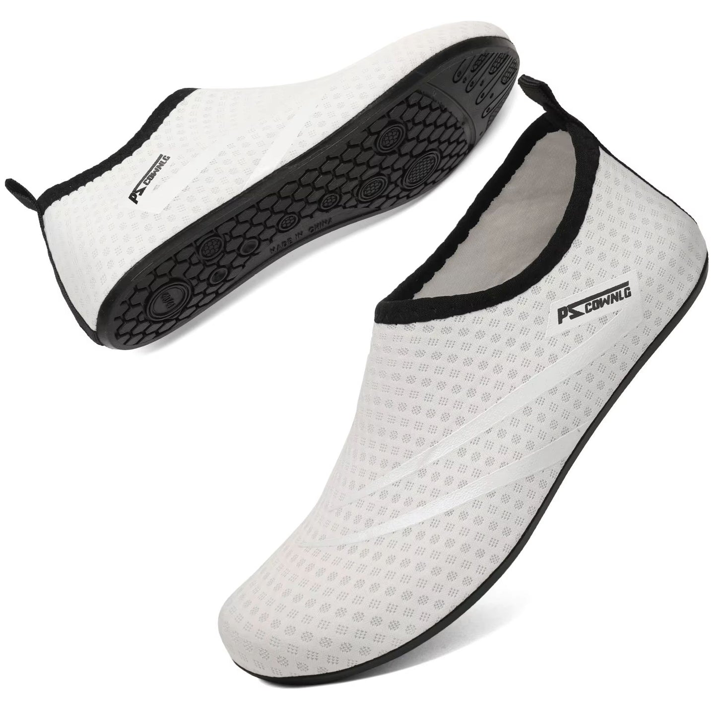 Unisex Water Sports Shoes  QuickDry Barefoot Aqua Socks SlipOn For Swimming Yoga  Beach Activities 10