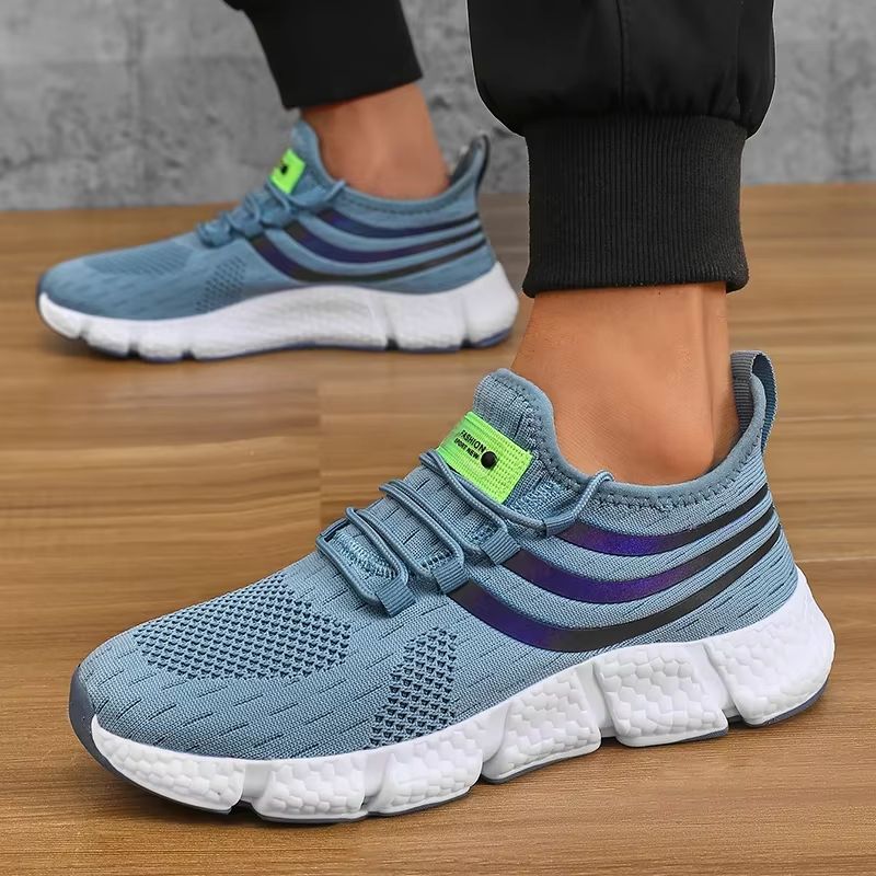 Mens Casual Sports Sneakers  Breathable Lightweight AntiSlip Shoes For Running Walking  Daily Wear 2